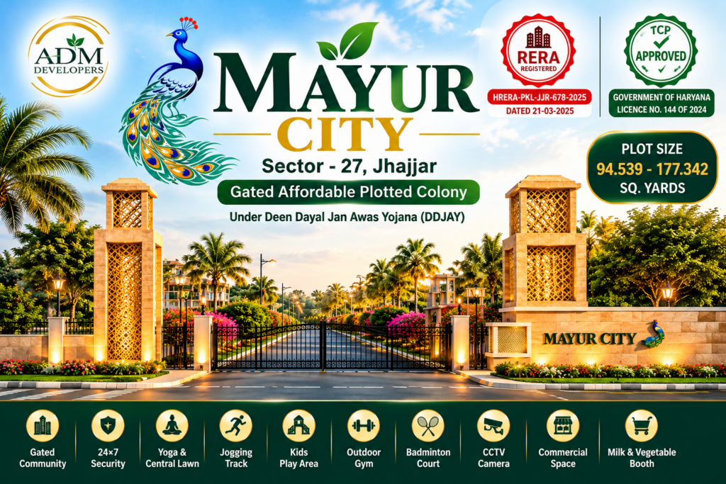Mayur City in Sector-27, Jhajjar